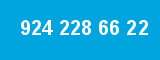 924 228 66 22 924 228 66 22